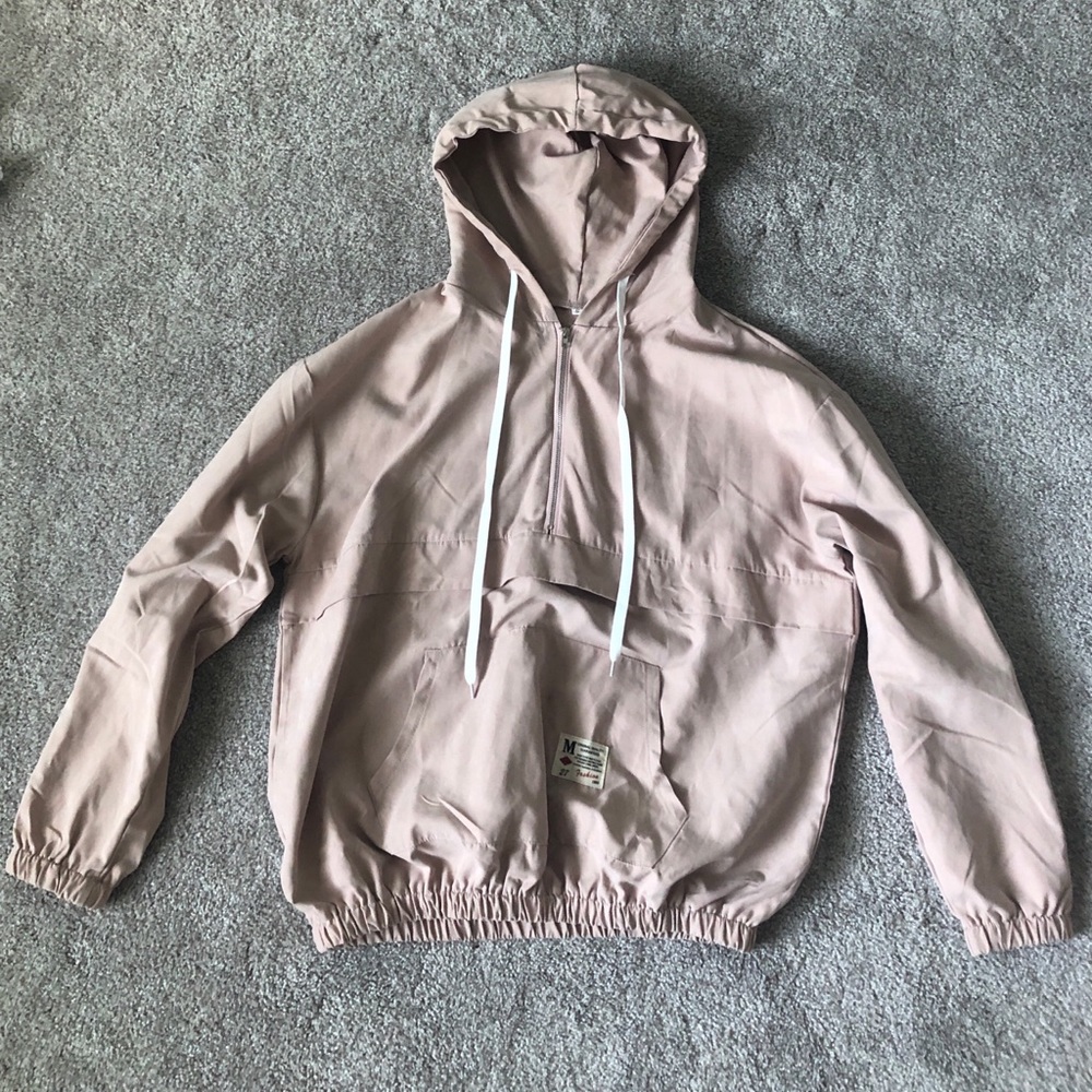 SHEIN Size S Burnt Pink Half Zip Jacket